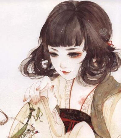 【侵删】
《花女词》
呀呀水彩仕女诗画集
作者:呀呀