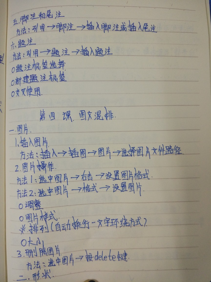 计算机等级考试 高级Office中的Word
自己写的笔记 内容和图片是一样的
第八页