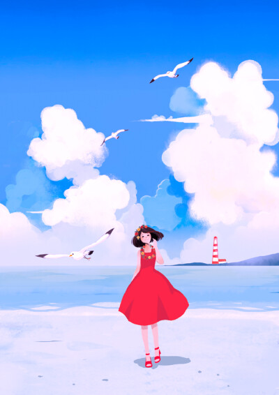 Iphone4壁纸-海边