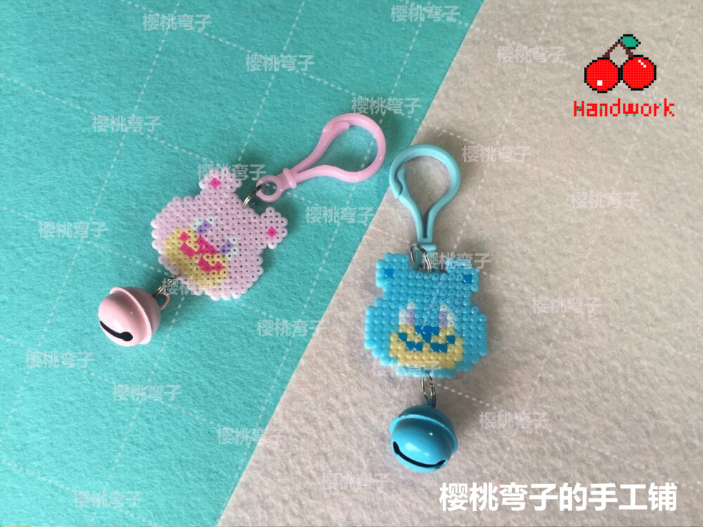 蓝粉熊拼豆~taobao:樱桃弯子手工铺WX：CherryHandwork