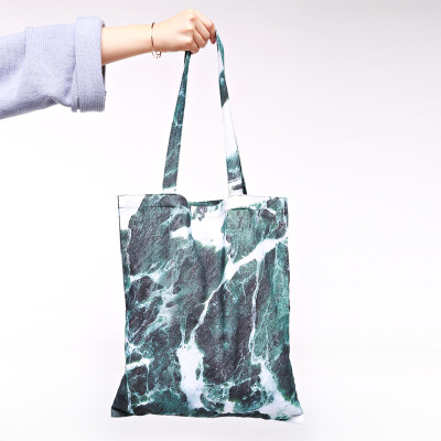 |TONER|原创设计 简约仿大理石花岗岩肌理帆布包 tote bag 购物包 by：aStarry