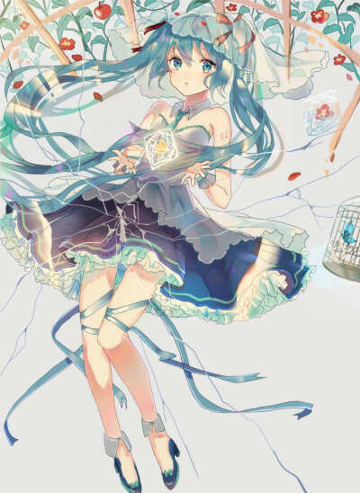 初音未来 绘师：Mada 本作品pixiv id=63485579