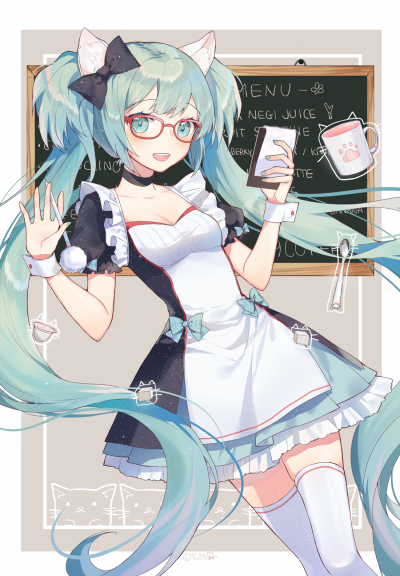 初音未来 绘师：Tuii 本作品pixiv id=63480630