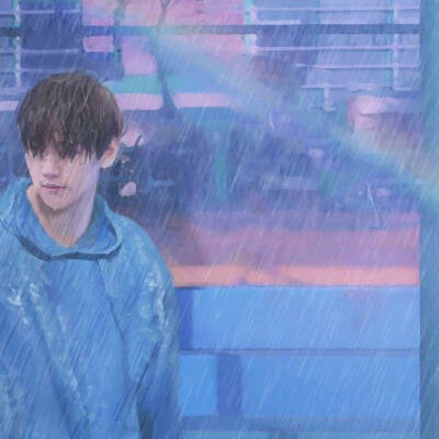 边伯贤?
下雨了