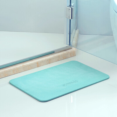 日本天然硅藻土脚垫吸水地垫厕所创意淋浴卫生间硅藻泥防滑踩脚垫
