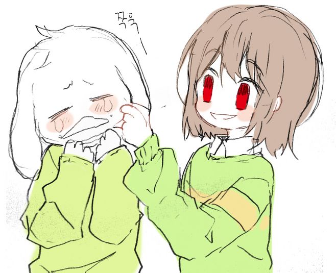 Undertale——Chara&Asriel