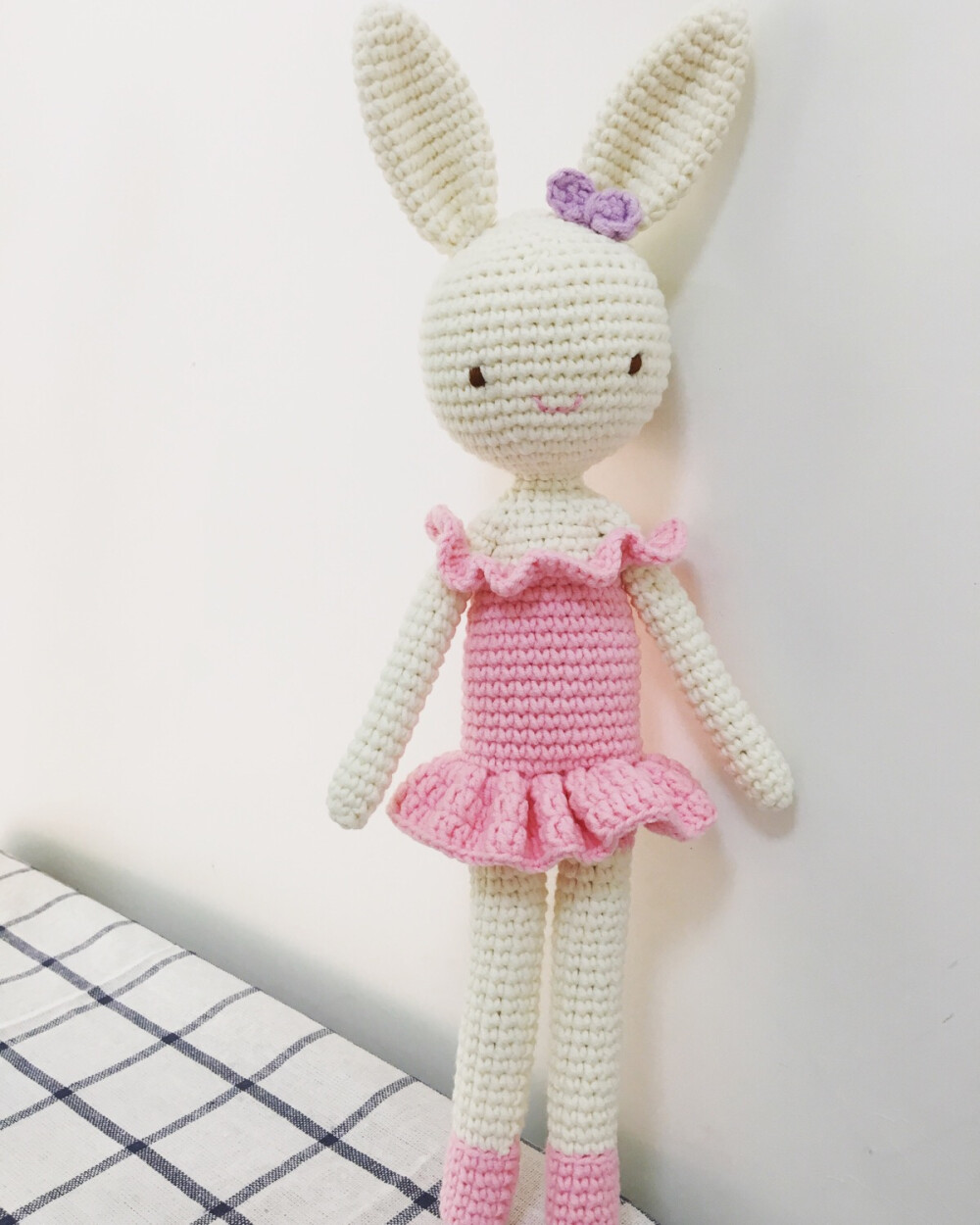 BUNNY in pink ballet dress