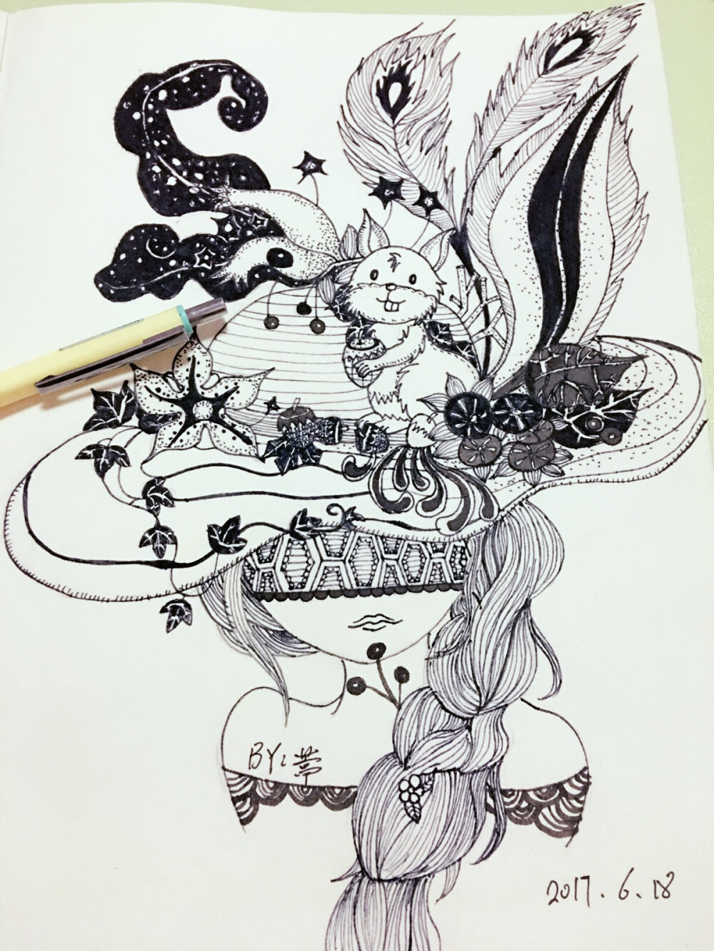 线描插画 优秀图片