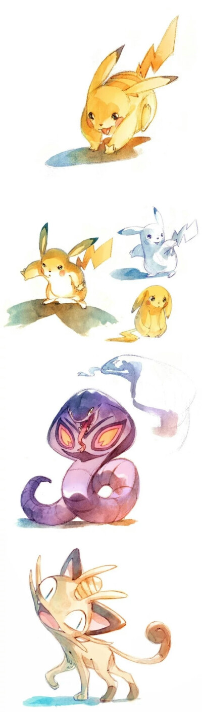 美国画师Nicholas Kole笔下的pokemon