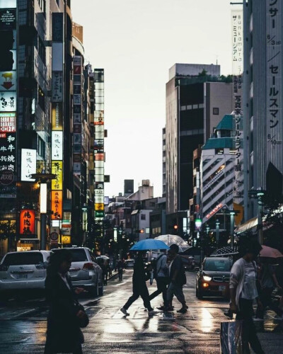 雨景日本