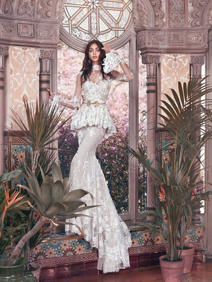 以色列高级定制婚纱品牌 Galia Lahav(加利亚-拉哈夫) 2018春夏「Victorian Affinity」婚纱系列广告大片