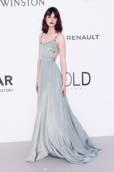 Stacy Martin in Prada.