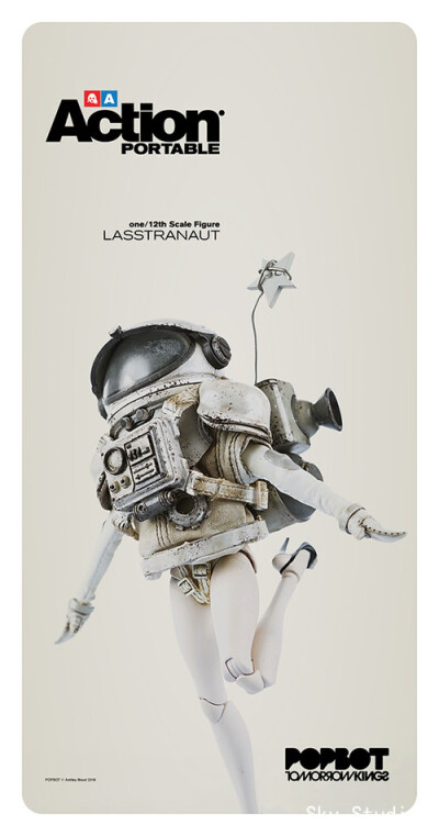 【3A TOYS】 LASSTRANAUT 1：12 女太空人 女宇航员