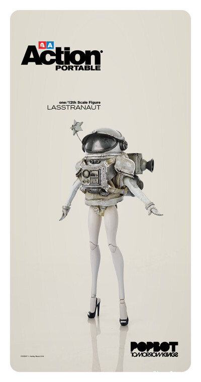 【3A TOYS】 LASSTRANAUT 1：12 女太空人 女宇航员