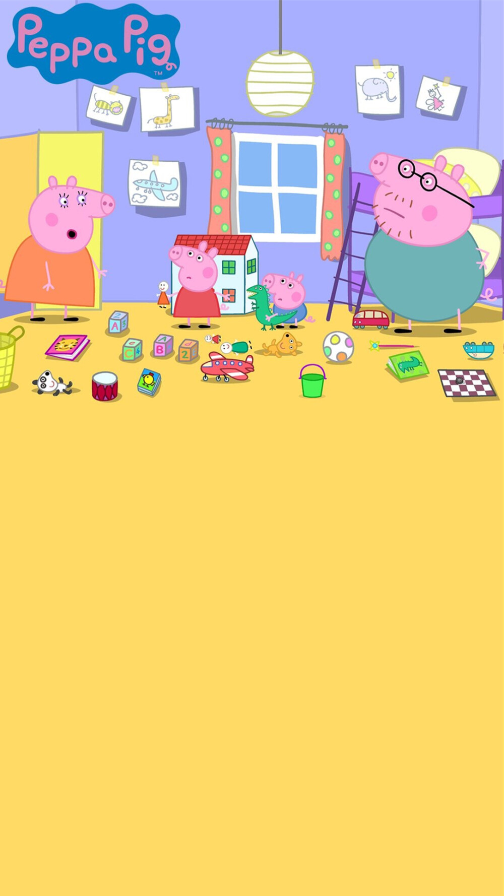 iPhone 壁纸 佩奇小猪 peppa pig