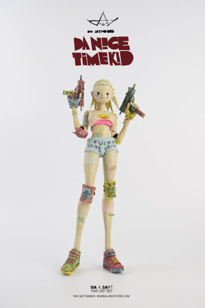 【3A TOYS】 Die Antwoord Mount Ninji and Da Nice Time Kid 套装