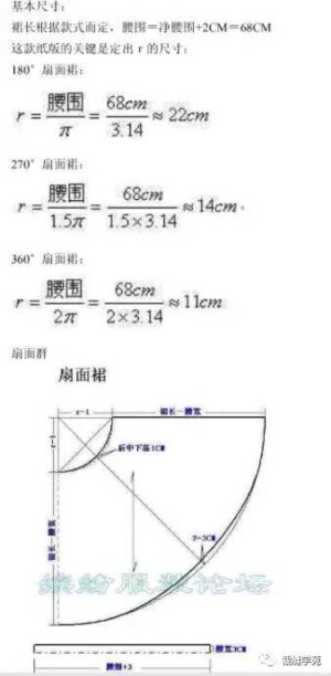 扇面裙