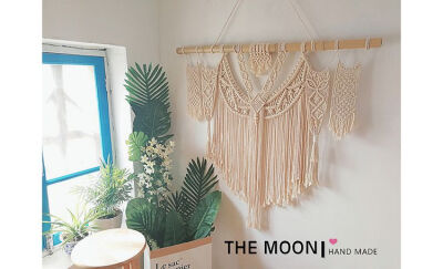 【夏之印象】满月君—挂毯手工编织波西米亚民族壁毯客厅卧室装饰