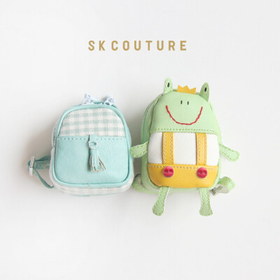 SK Couture OB11 Obitsu 11 中布 青蛙 兔子动物包包