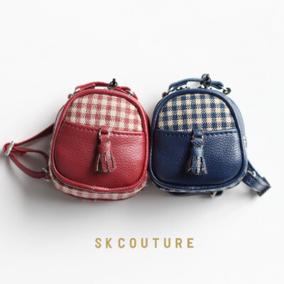 SK Couture OB11 中布 格子双肩包