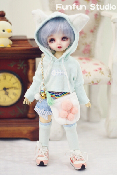 【预定】Funfun +奶昔喵+猫猫 BJD 娃 衣服 1/6 YOSD IMDA3.0