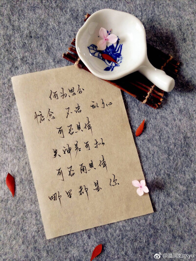 来自广大群众的手写❤️
小仙女言错错