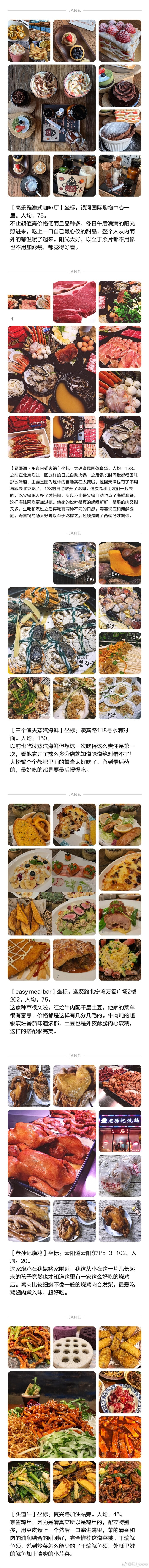 【50家天津美食合集】#EU吃吃吃##天津美食##微博吃货秀# 很久没有出合集啦懒惰的我又要开始勤奋起来了也算不清是第几个天津美食合集了，干脆就不写了反正你们知道的绝对都是全新的店哈不是以前合集里面的任何一个。 本来是想分分类的，奈何一天到晚真的是吃的太杂了，啥啥都得尝一尝 ​​​​...展开全文c