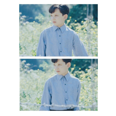 Asa Butterfield/阿沙巴特菲尔德/小时候/穿条纹睡衣的男孩