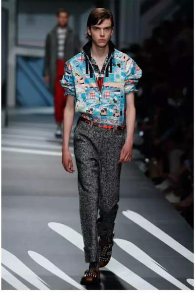 Prada 2018春夏男装秀发布
虚拟现实之对立面。