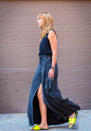 时尚街拍——背心搭配
