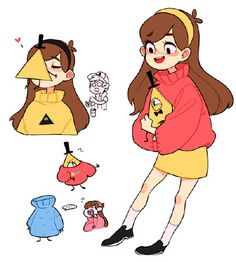 怪诞小镇 BILL 比尔·塞弗 比姥姥 Gravity Falls 动漫 Mabel 未授权侵删致歉