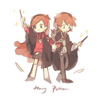 怪诞小镇 Gravity Falls 动漫 Harry Potter 姐弟 Mabel Dipper 未授权侵删致歉