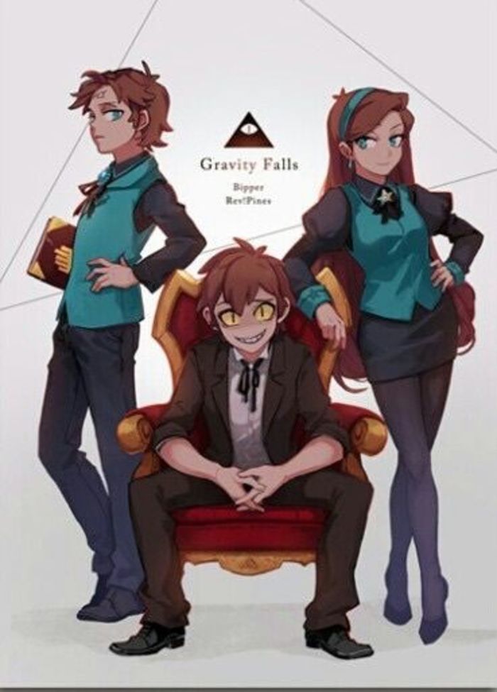 怪诞小镇 Gravity Falls 动漫 美漫 美番 神秘小镇大冒险 GF 姐弟 Mabel Dipper 反转小镇 Will Bill 比姥姥 Bill拟人 玉米片 未授权侵删致歉