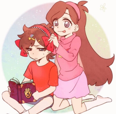 怪诞小镇 Gravity Falls 动漫 美漫 美番 神秘小镇大冒险 GF 姐弟 Mabel Dipper 未授权侵删致歉