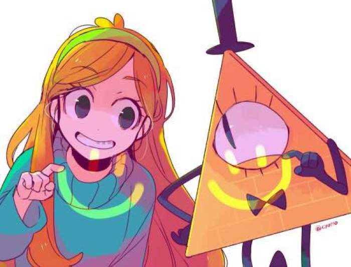 怪诞小镇 Gravity Falls 动漫 美漫 美番 神秘小镇大冒险 Bill Mabel 玉米片 比姥姥 未授权侵删致歉