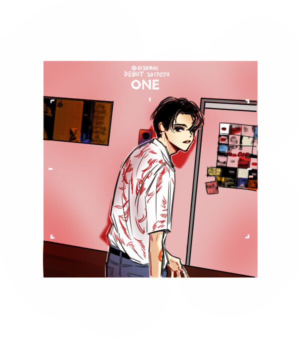 郑帝元oneoneday饭绘cr94年首尔练习生郑帝元