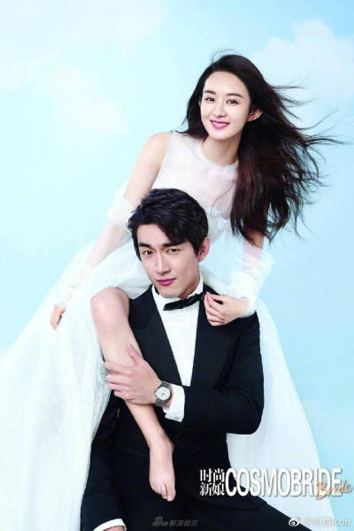 赵丽颖林更新婚纱照壁纸