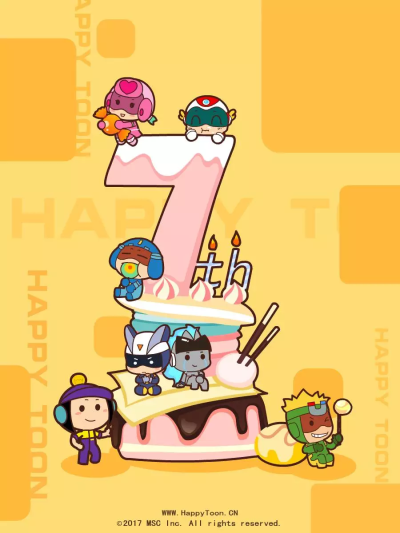 开宝七周年生日快乐！