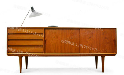 定制 Teak Sideboard 丹麦边柜 经典古董家具 实木家具 电视柜仿古定制