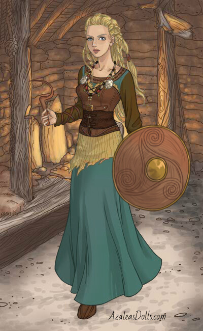 维京传奇中的盾女