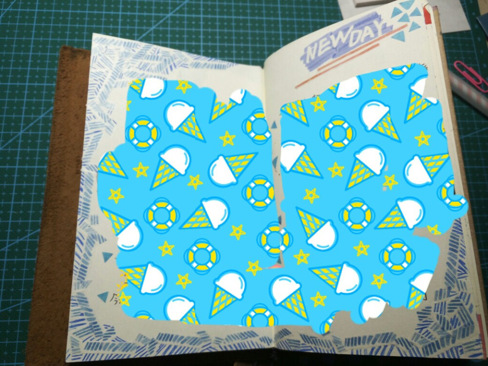 边框线胶带拼接