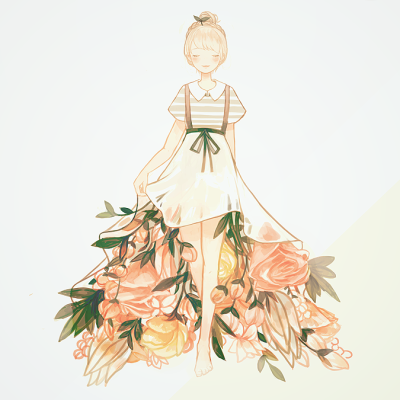 flower and dress
「tofuvi」