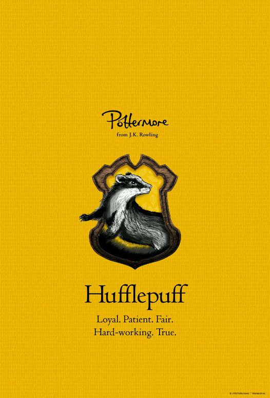 I AM A PROUD HUFFLEPUFF.