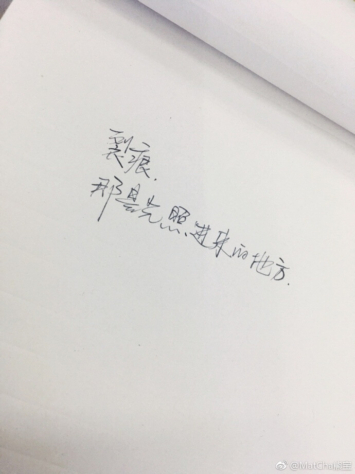 #一起练字##熊宝练字时间##熊宝的毒鸡汤# 练字打卡裂痕 那是光照进来的地方早安 ​​​​