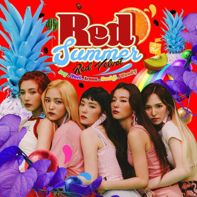 Red Velvet夏季特别专辑《The Red Summer》共收录5首歌曲，主打曲《Red Flavor》预告照