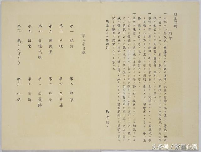 1898年版彩色套印本《习画百题》5册全图