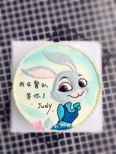 疯狂动物城蛋糕系列之——可爱judy