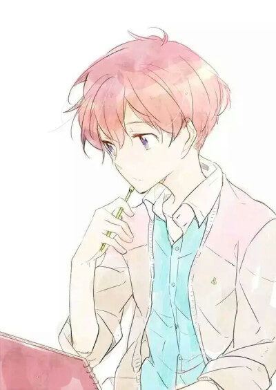 思考男头