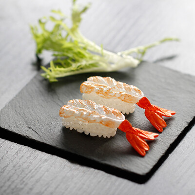 未半 虾米寿司冰箱贴创意仿真食物磁铁磁贴强力吸铁石 定制