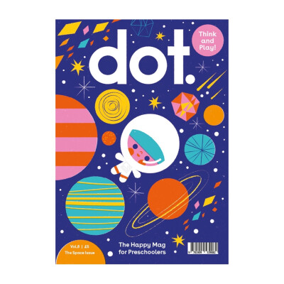 ▲现货 英国 Anorak 《dot.》幼儿英语画刊 Vol.8 「太空」特辑